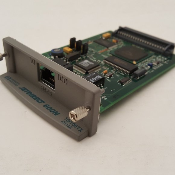 HP JetDirect 600N Print Server J3113A | J3113-60002 | DOM 09/2000 USED - Picture 1 of 9